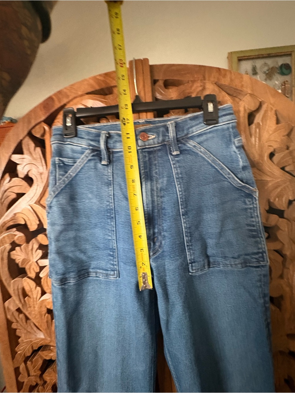 Mother High-Rise Women's Jeans in Blue